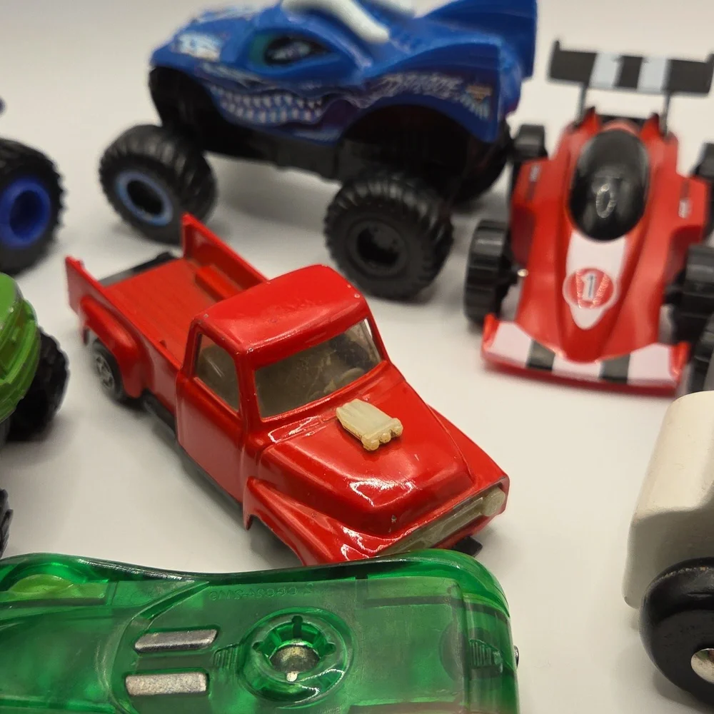 Die Cast. And Plastic Cars And Trucks